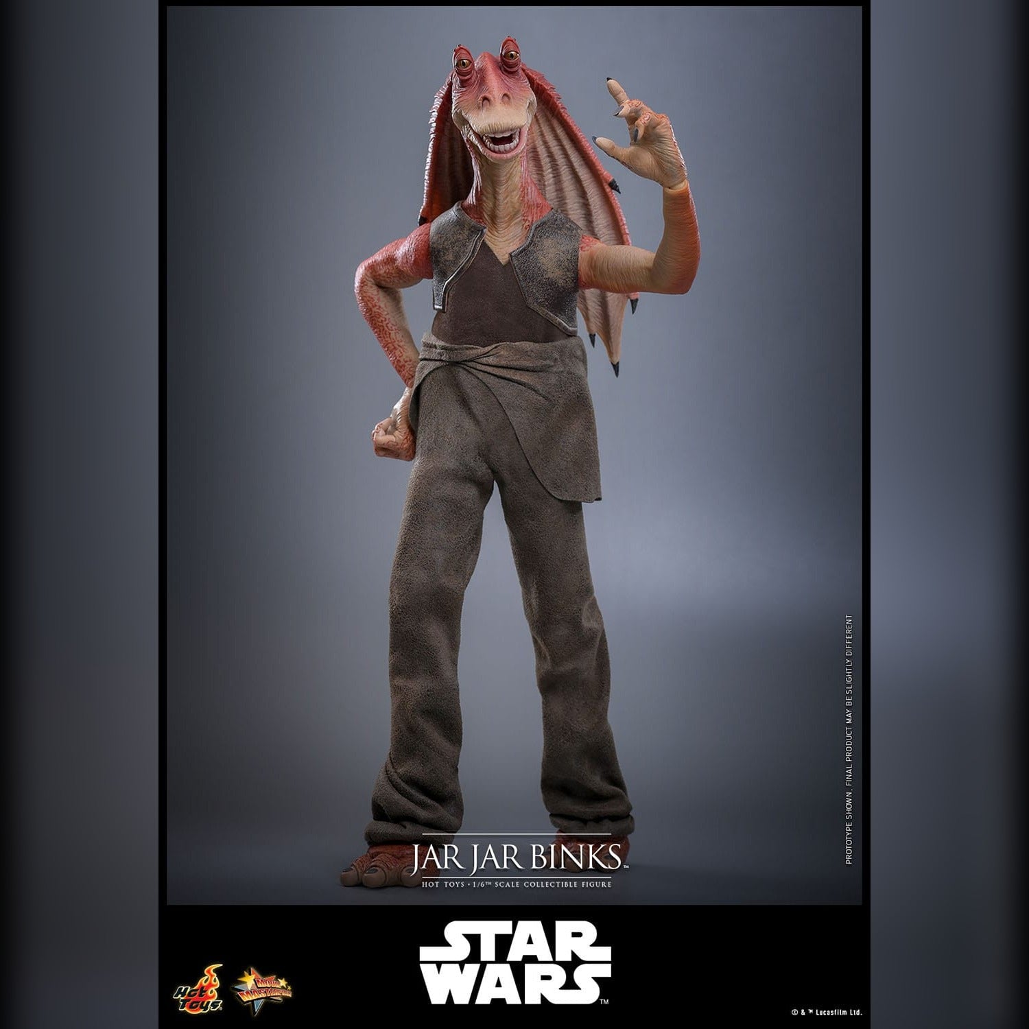 Star Wars: Episode I: The Phatom Menace: Jar Jar Binks: 1/6th Action Figure - Hot Toys Action Figure