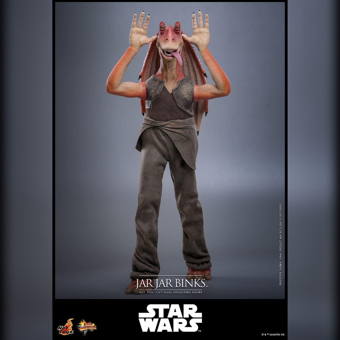 Star Wars: Episode I: The Phatom Menace: Jar Jar Binks: 1/6th Action Figure - Hot Toys Action Figure