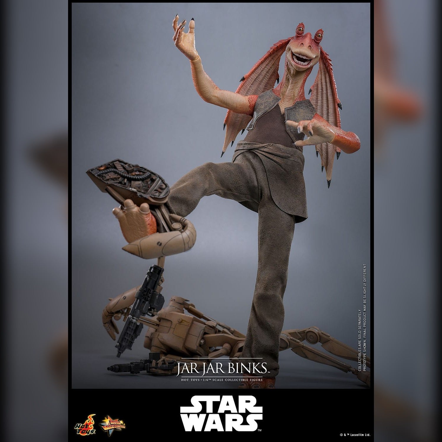 Star Wars: Episode I: The Phatom Menace: Jar Jar Binks: 1/6th Action Figure - Hot Toys Action Figure