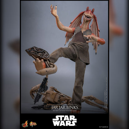 Star Wars: Episode I: The Phatom Menace: Jar Jar Binks: 1/6th Action Figure - Hot Toys Action Figure