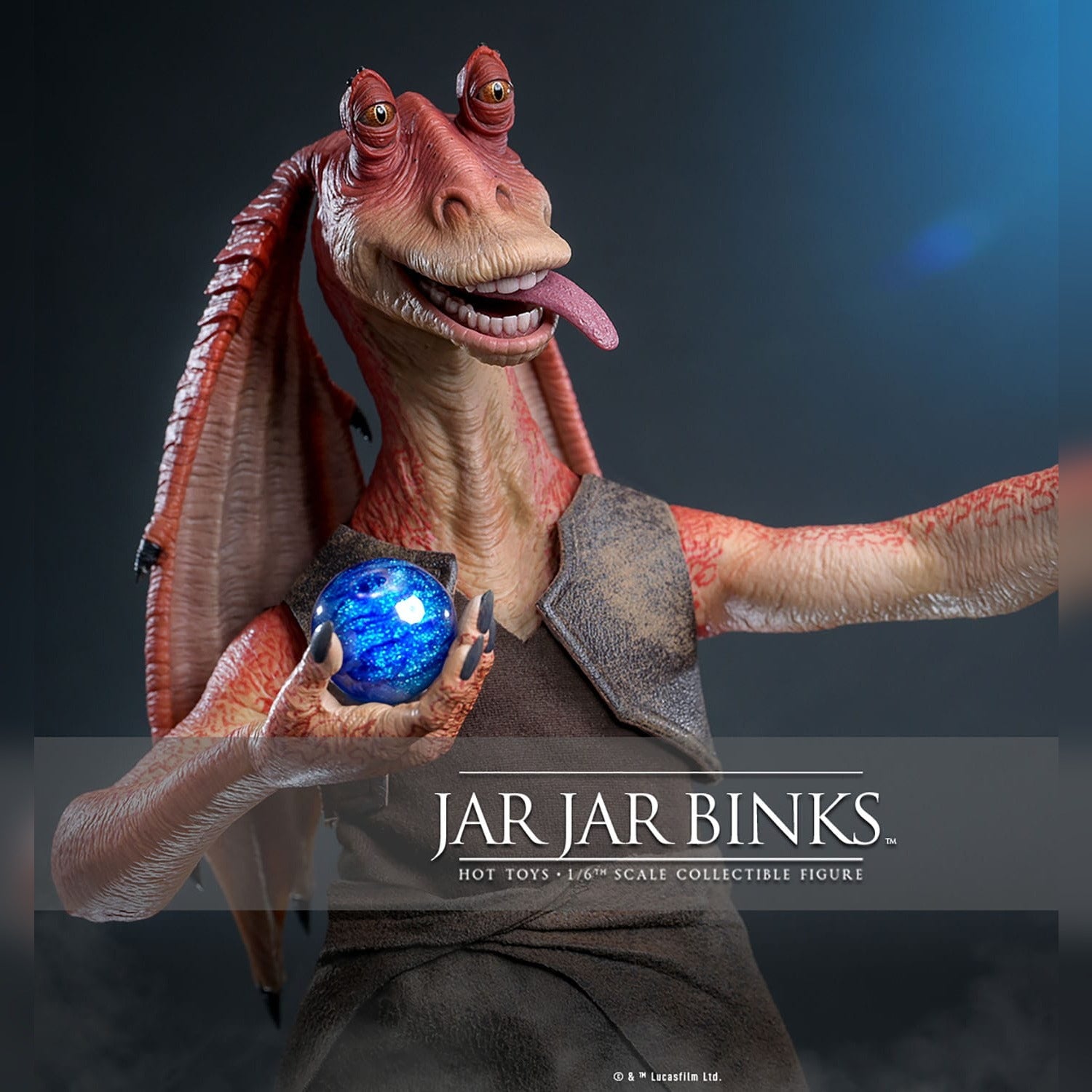 Star Wars: Episode I: The Phatom Menace: Jar Jar Binks: 1/6th Action Figure - Hot Toys Action Figure