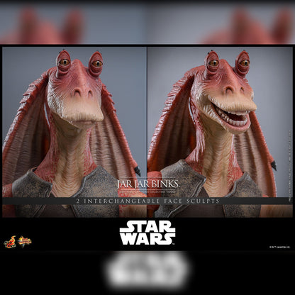 Star Wars: Episode I: The Phatom Menace: Jar Jar Binks: 1/6th Action Figure - Hot Toys Action Figure