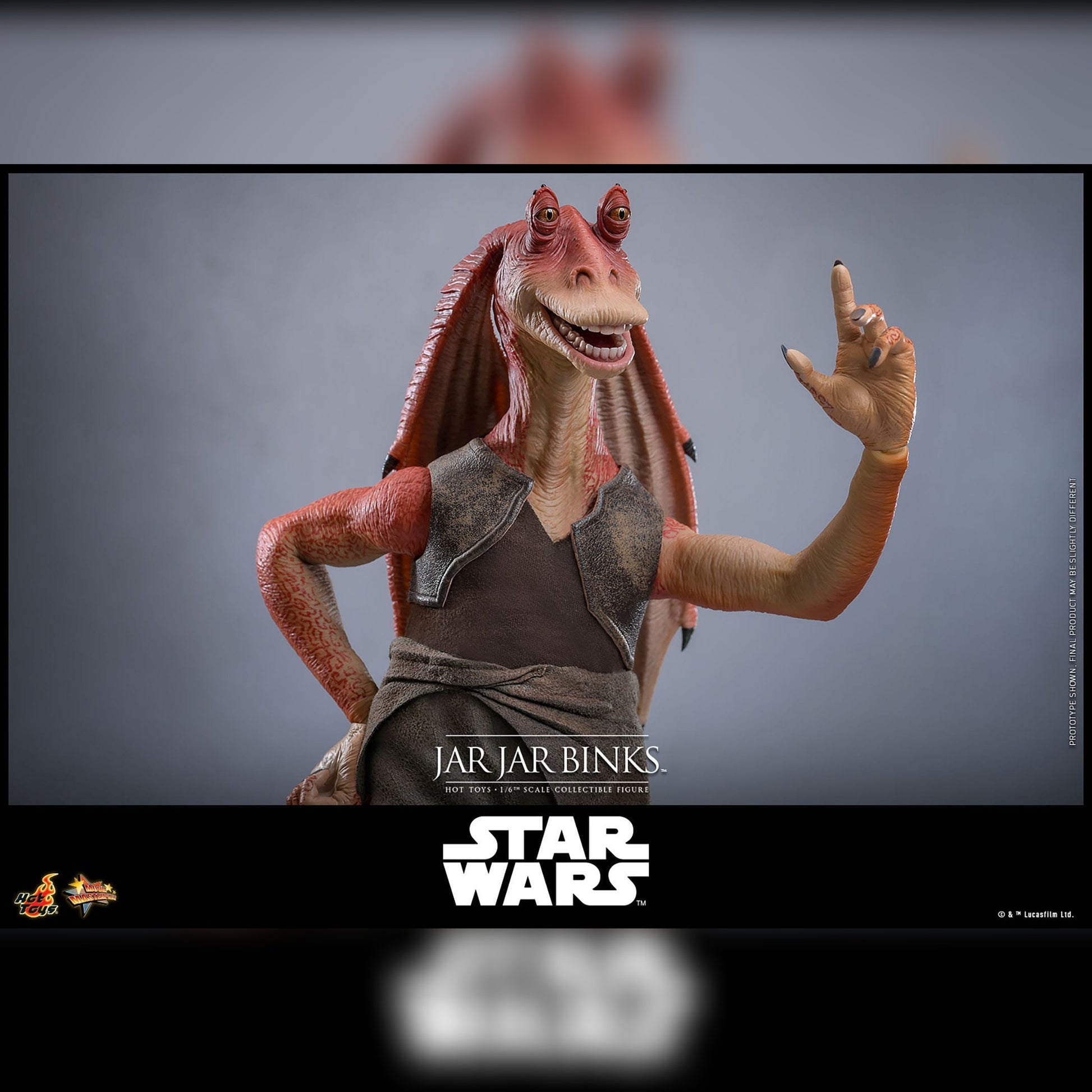 Star Wars: Episode I: The Phatom Menace: Jar Jar Binks: 1/6th Action Figure - Hot Toys Action Figure