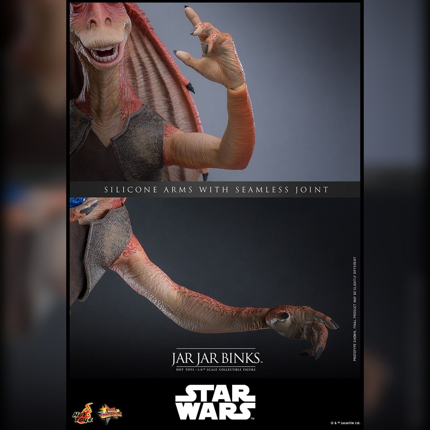 Star Wars: Episode I: The Phatom Menace: Jar Jar Binks: 1/6th Action Figure - Hot Toys Action Figure