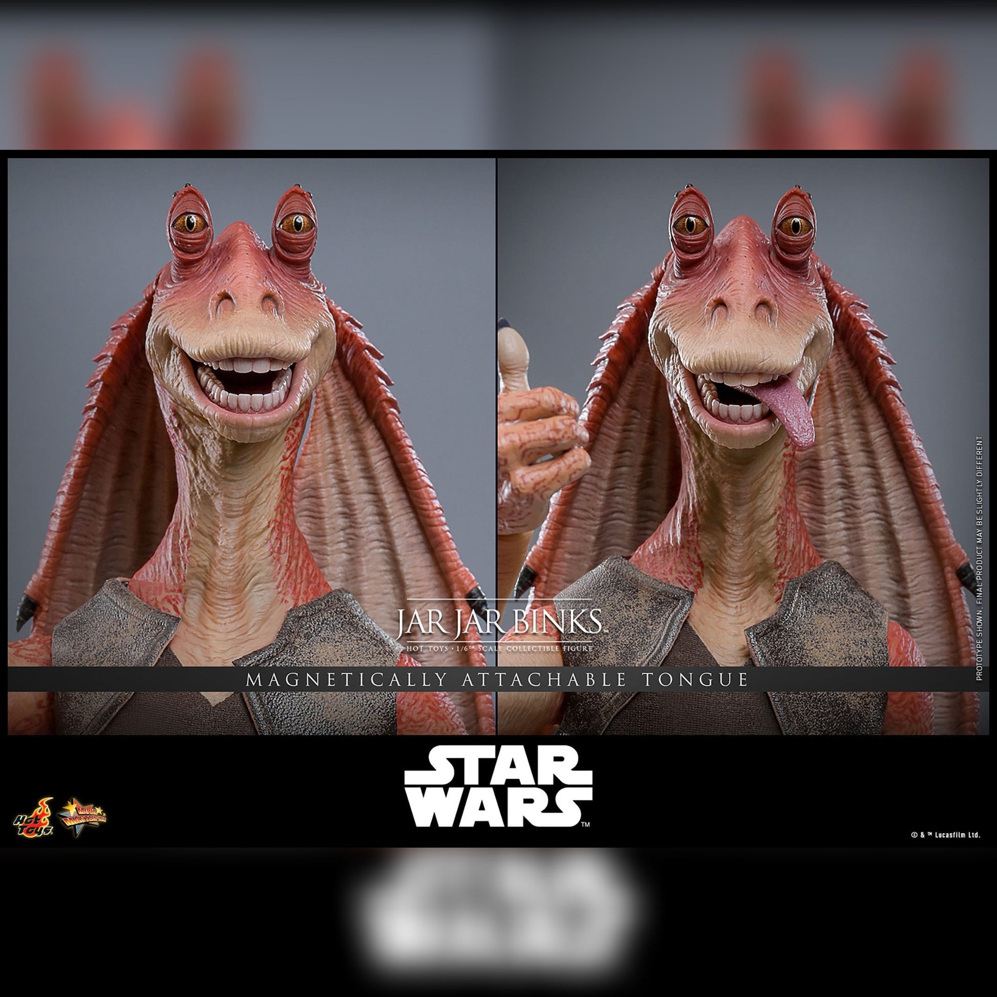 Star Wars: Episode I: The Phatom Menace: Jar Jar Binks: 1/6th Action Figure - Hot Toys Action Figure