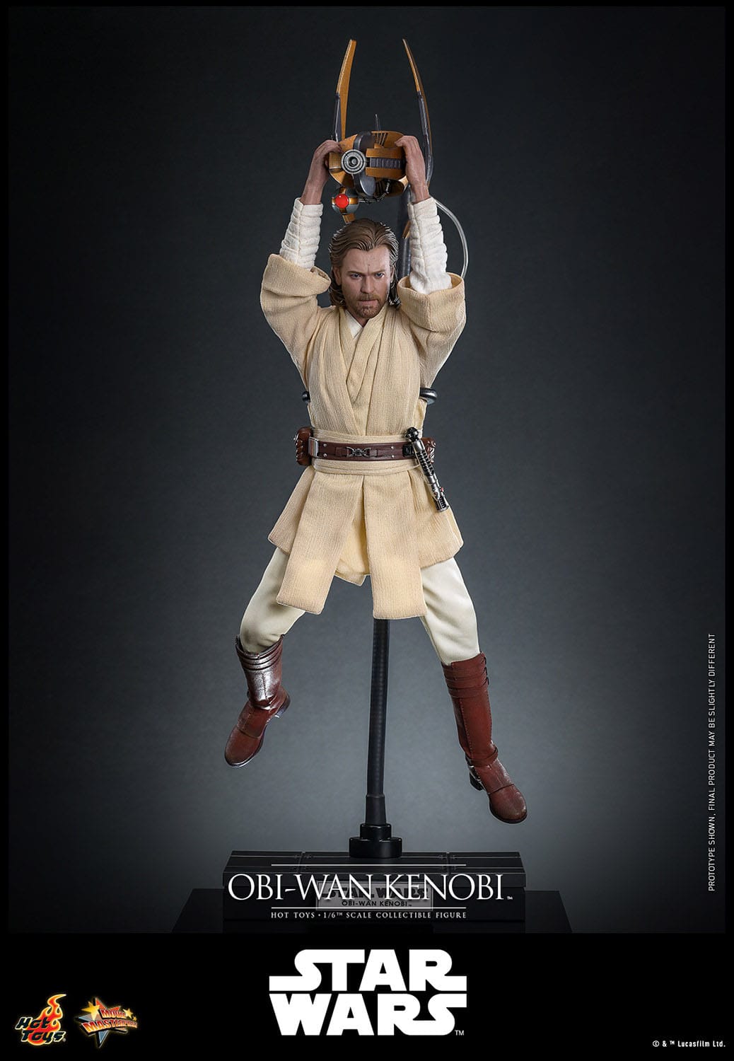 Star Wars: Episode II: Attack Of The Clones: Obi-Wan Kenobi: 1/6th - Hot Toys Action Figures