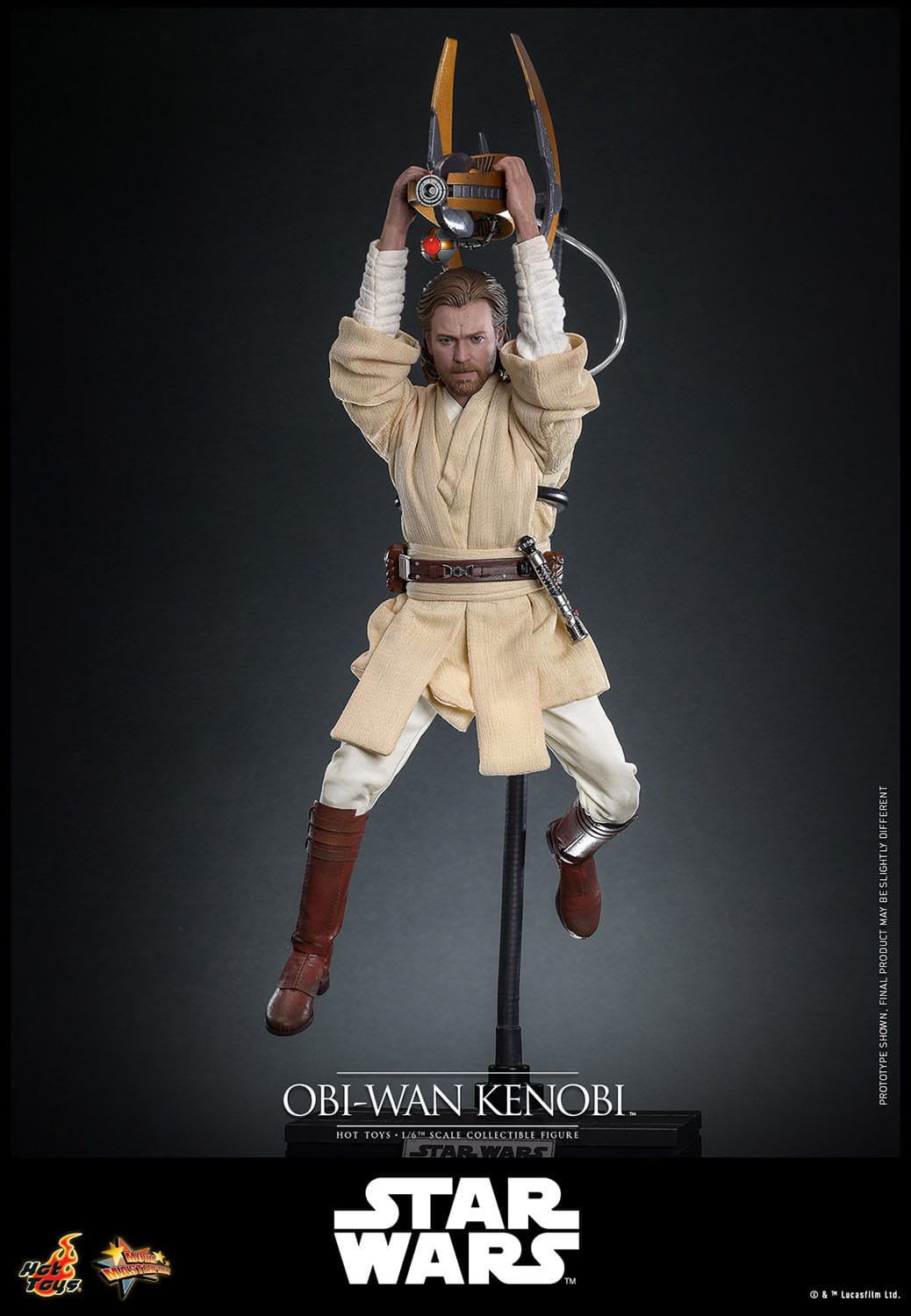 Star Wars: Episode II: Attack Of The Clones: Obi-Wan Kenobi: 1/6th - Hot Toys Action Figures