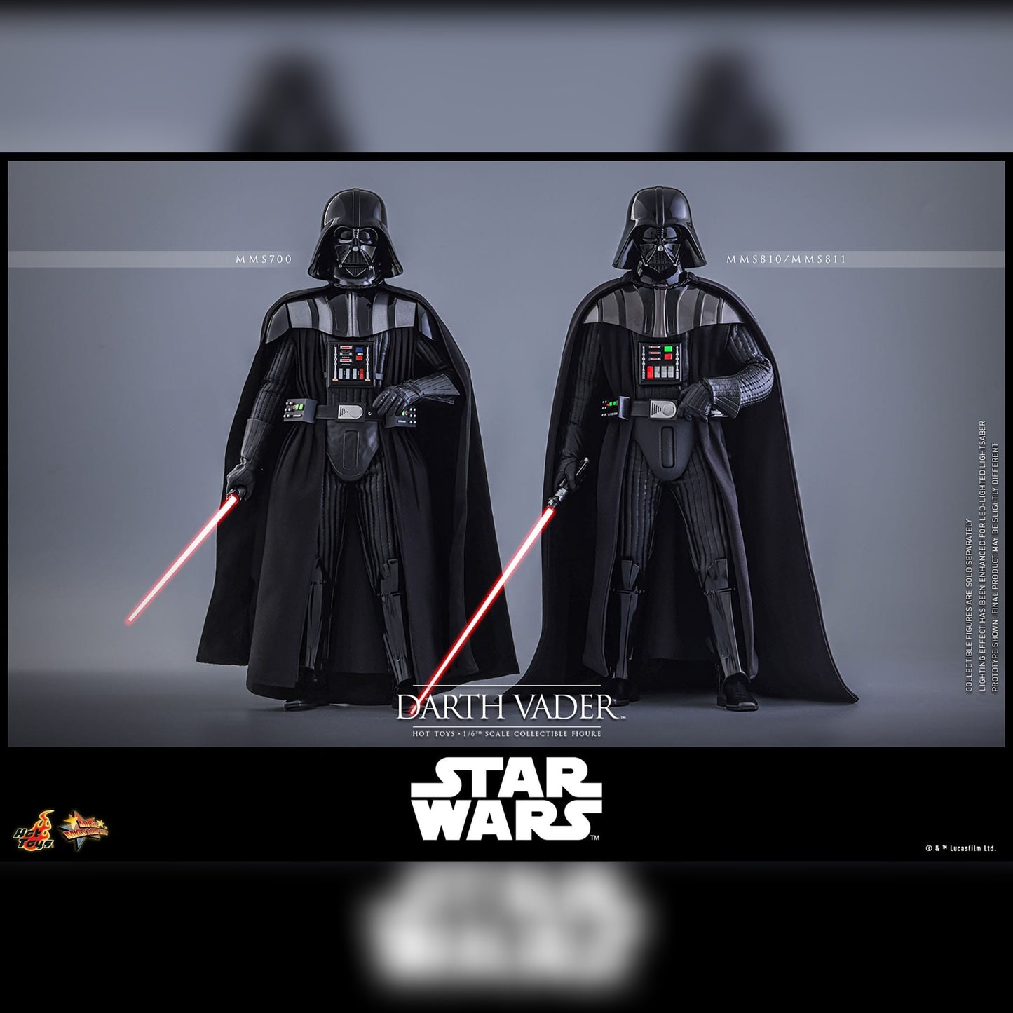 Star Wars: Episode III: Darth Vader: 1/6th MMS810 - Hot Toys Action Figures