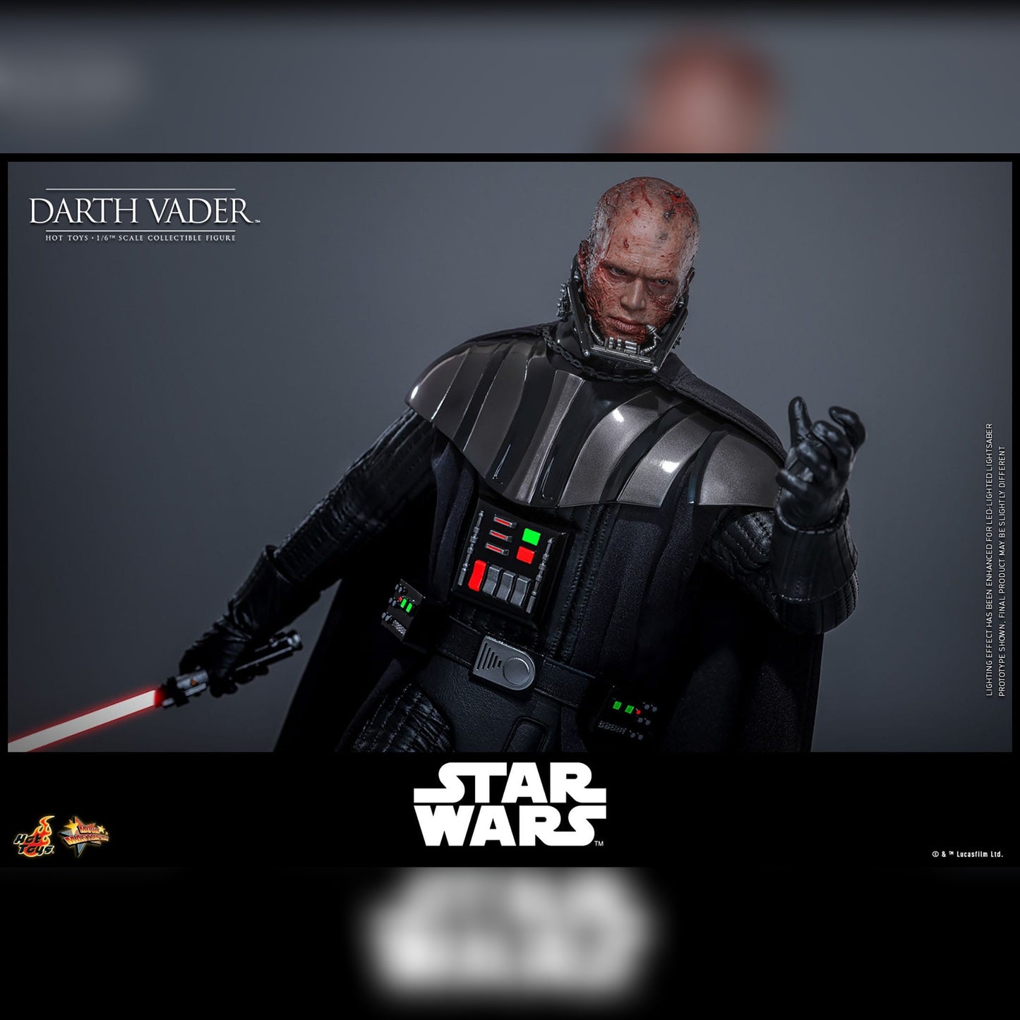 Star Wars: Episode III: Darth Vader: 1/6th MMS810 - Hot Toys Action Figures