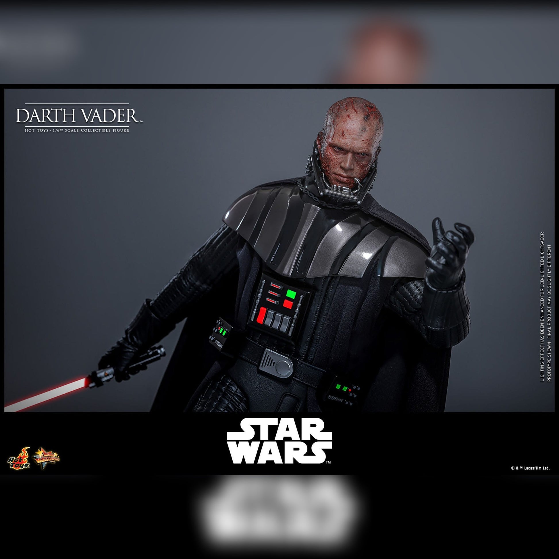 Star Wars: Episode III: Darth Vader: 1/6th MMS810 - Hot Toys Action Figures