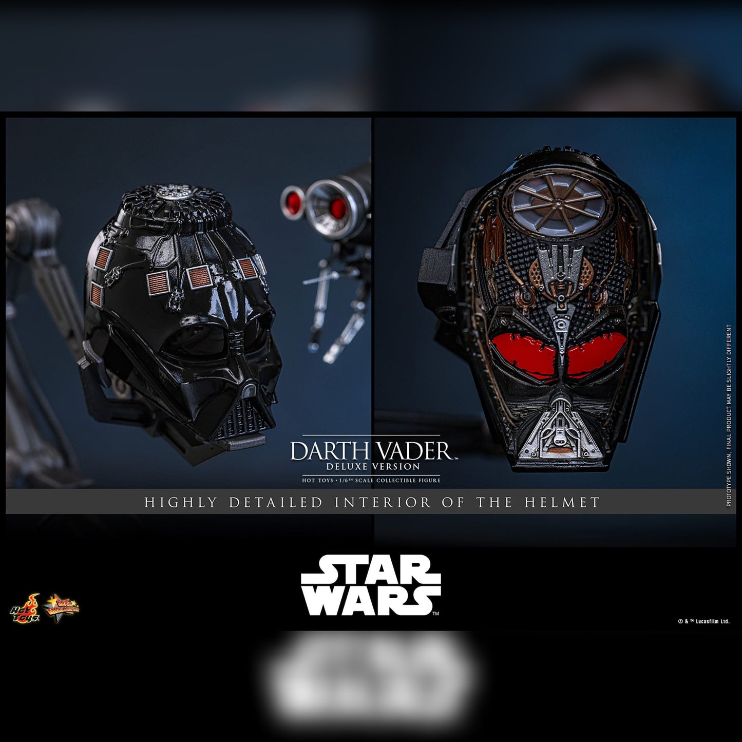 Star Wars: Episode III: Darth Vader: Deluxe: 1/6th MMS810 - Hot Toys Action Figures