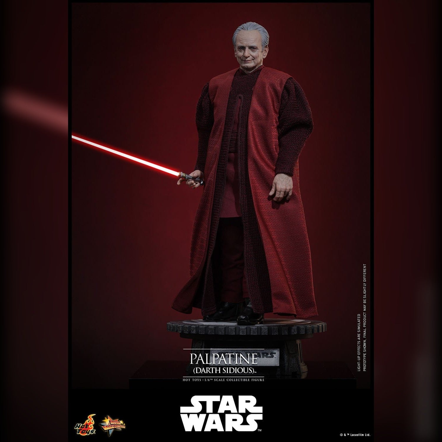 Star Wars: Episode III: Palpatine (Darth Sidious) 1/6th Scale Action Figure - Hot Toys Action Figure