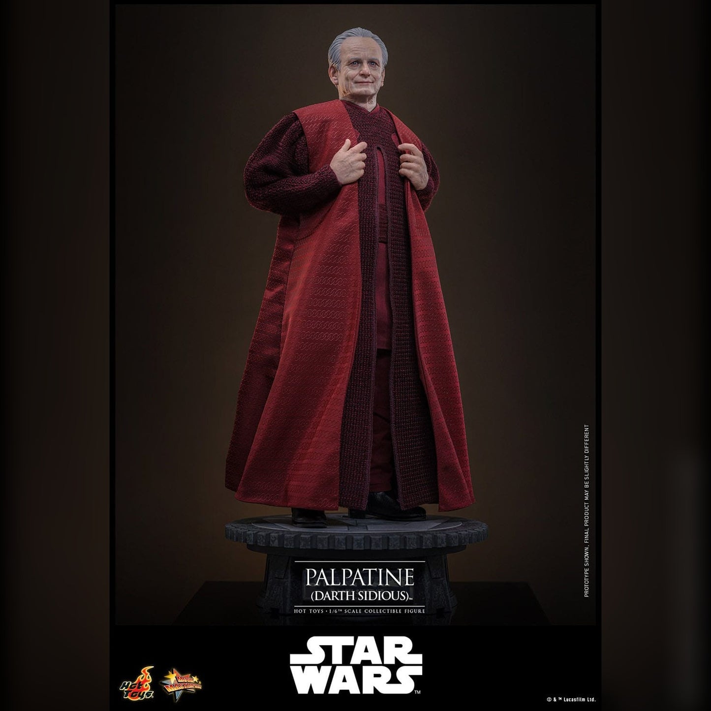 Star Wars: Episode III: Palpatine (Darth Sidious) 1/6th Scale Action Figure - Hot Toys Action Figure
