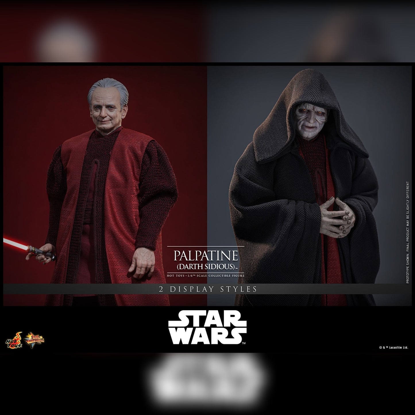 Star Wars: Episode III: Palpatine (Darth Sidious) 1/6th Scale Action Figure - Hot Toys Action Figure