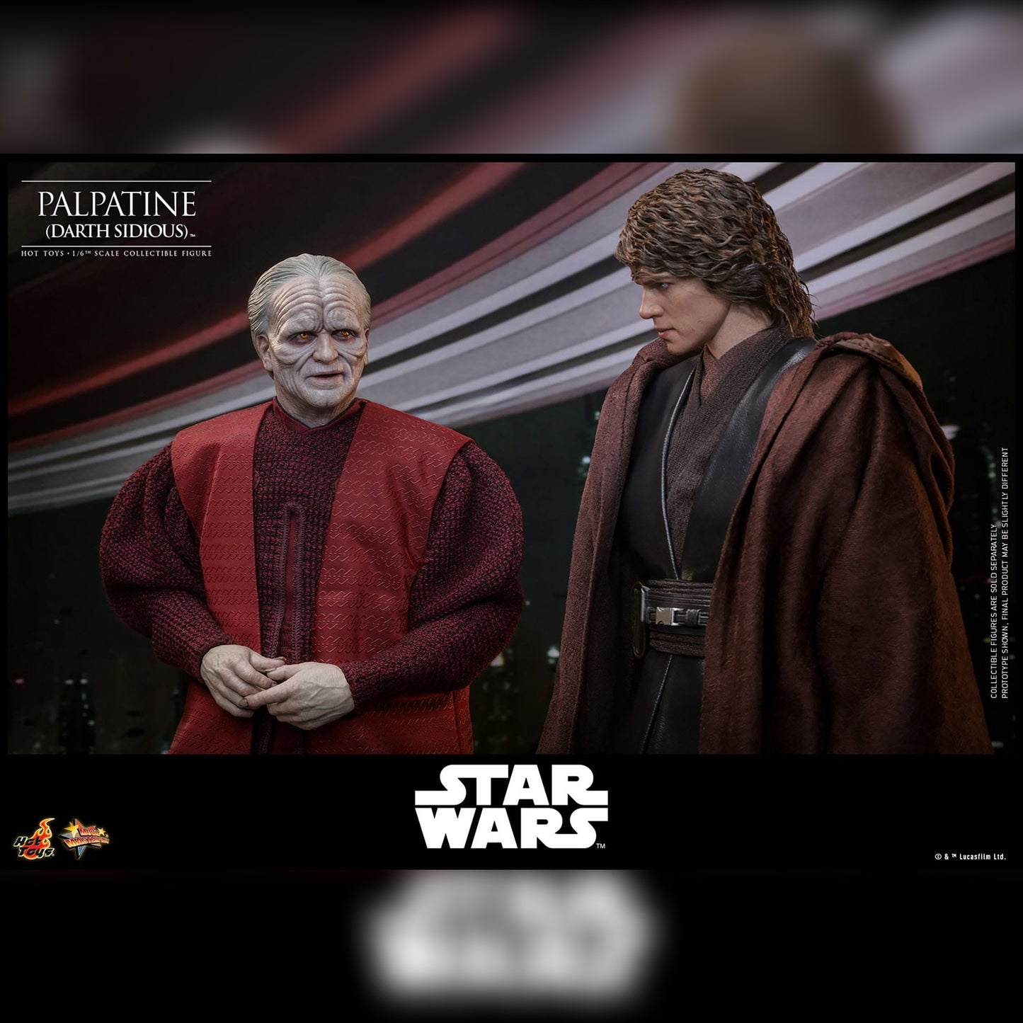 Star Wars: Episode III: Palpatine (Darth Sidious) 1/6th Scale Action Figure - Hot Toys Action Figure