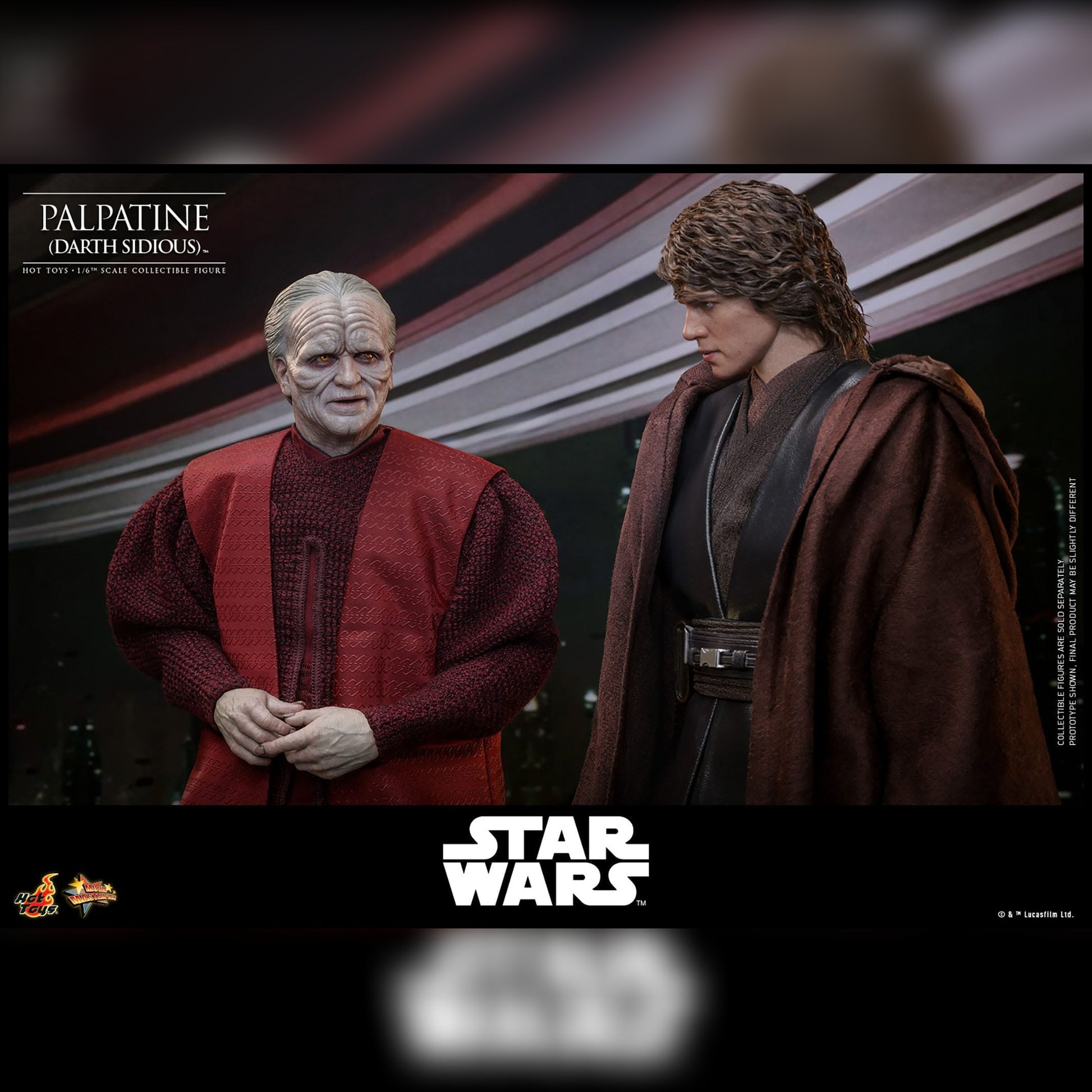 Star Wars: Episode III: Palpatine (Darth Sidious) 1/6th Scale Action Figure - Hot Toys Action Figure