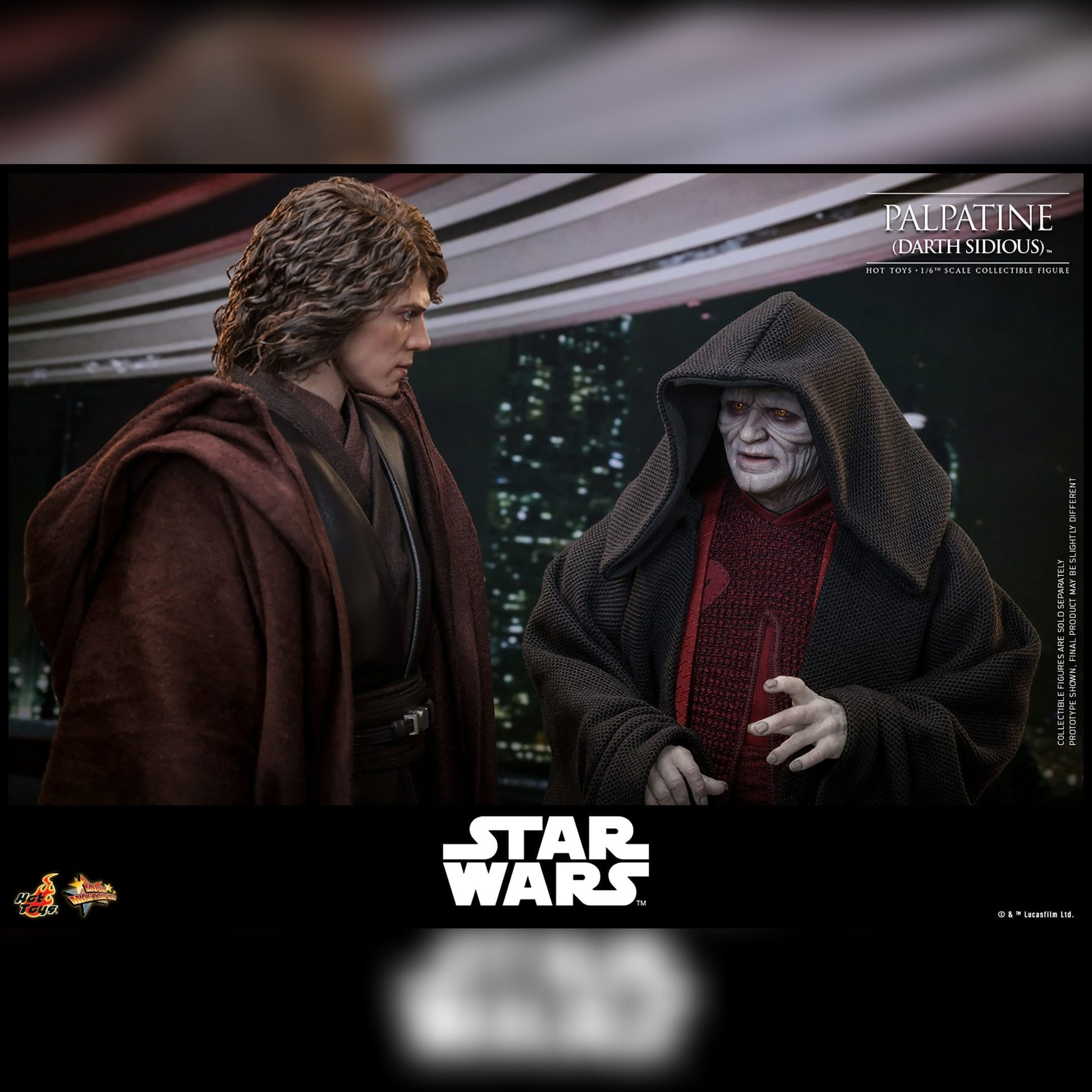 Star Wars: Episode III: Palpatine (Darth Sidious) 1/6th Scale Action Figure - Hot Toys Action Figure