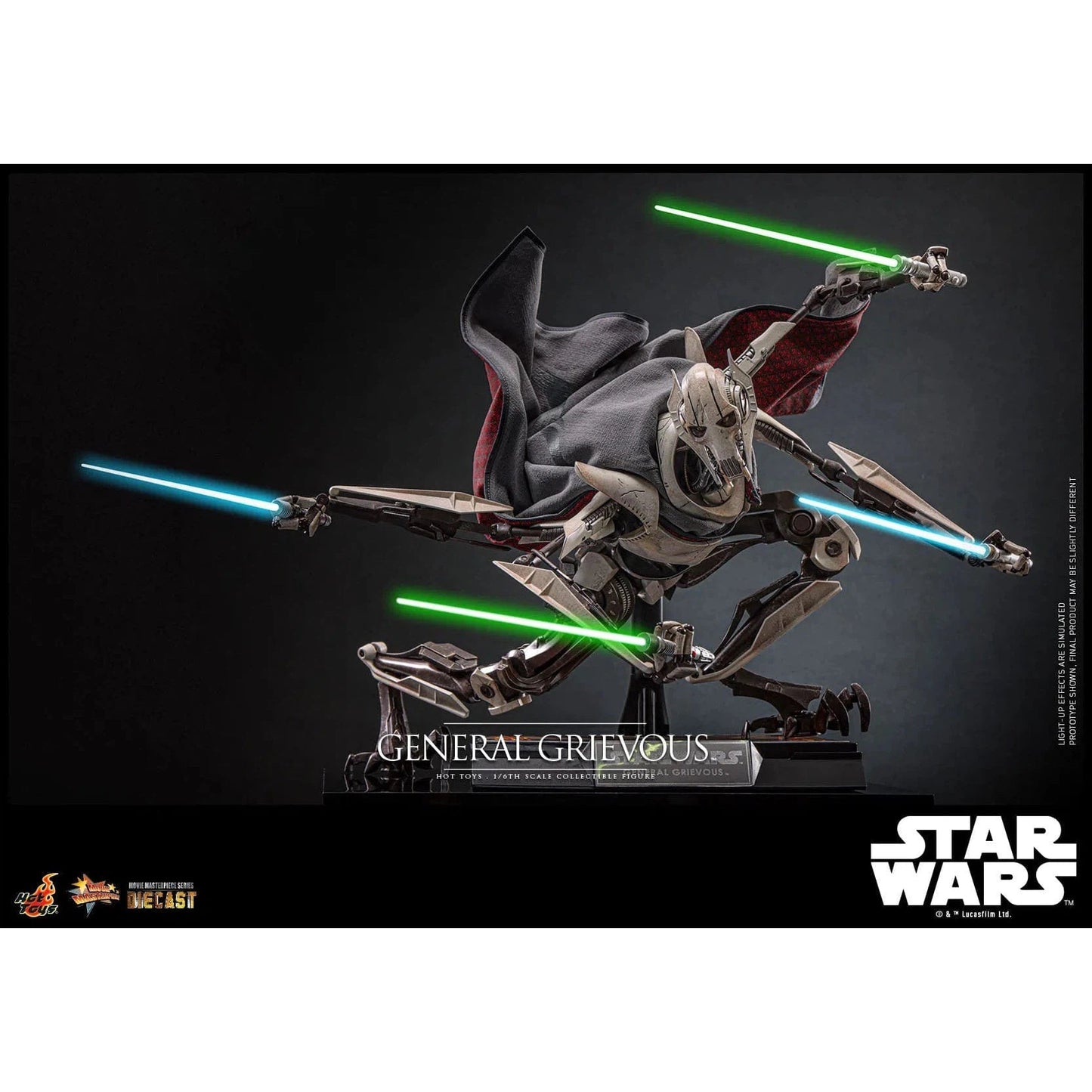 Star Wars: Episode III: Revenge Of The Sith: General Grievous: Diecast - Hot Toys Action Figure