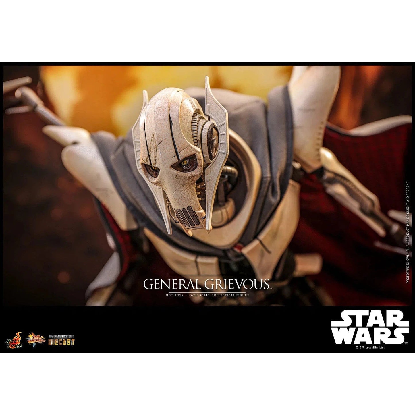 Star Wars: Episode III: Revenge Of The Sith: General Grievous: Diecast - Hot Toys Action Figure