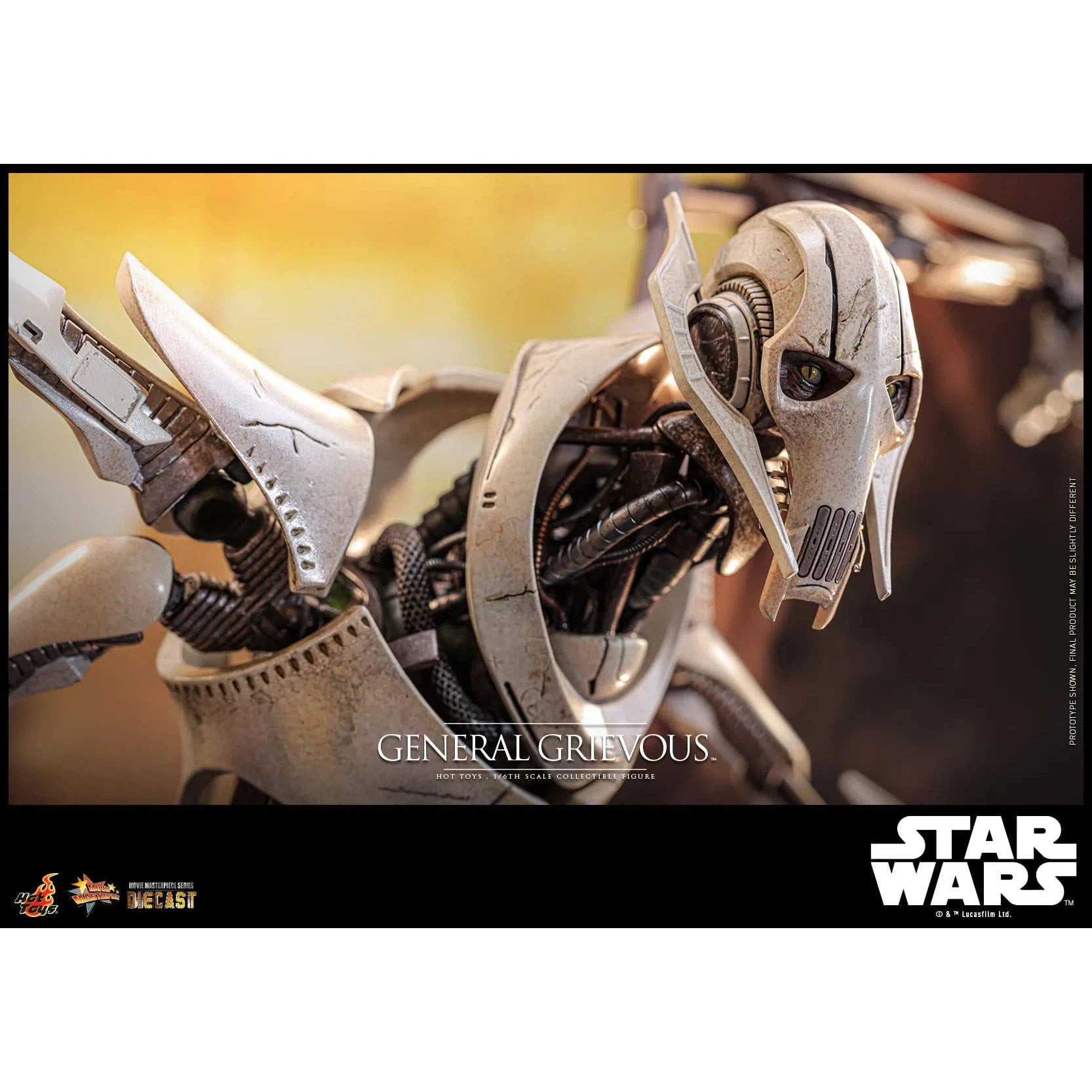 Star Wars: Episode III: Revenge Of The Sith: General Grievous: Diecast - Hot Toys Action Figure