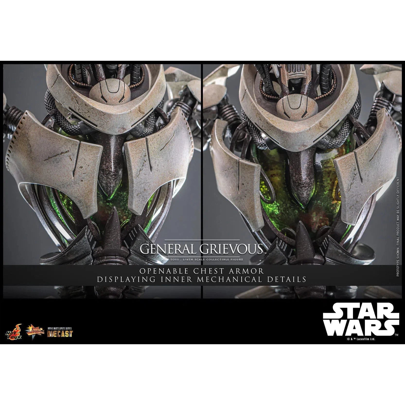 Star Wars: Episode III: Revenge Of The Sith: General Grievous: Diecast - Hot Toys Action Figure