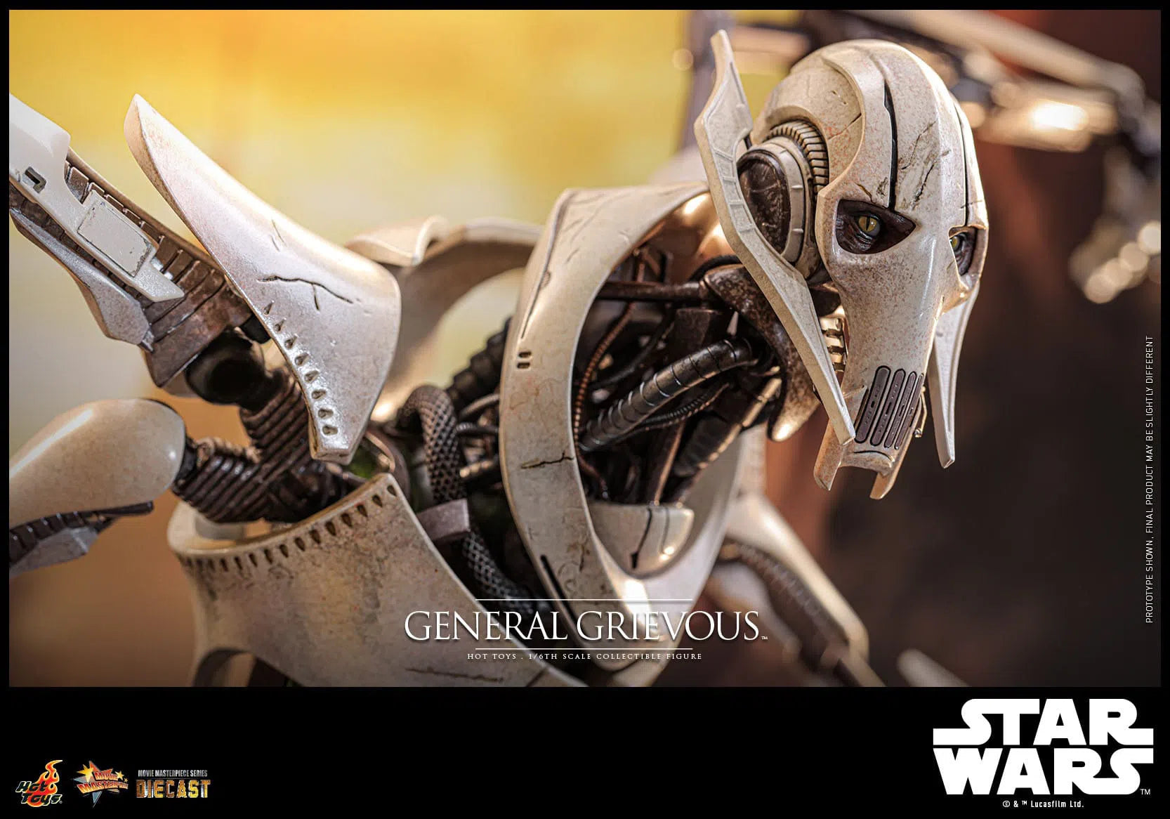 Star Wars: Episode III: Revenge Of The Sith: General Grievous: Diecast: Hot Toys Hot Toys