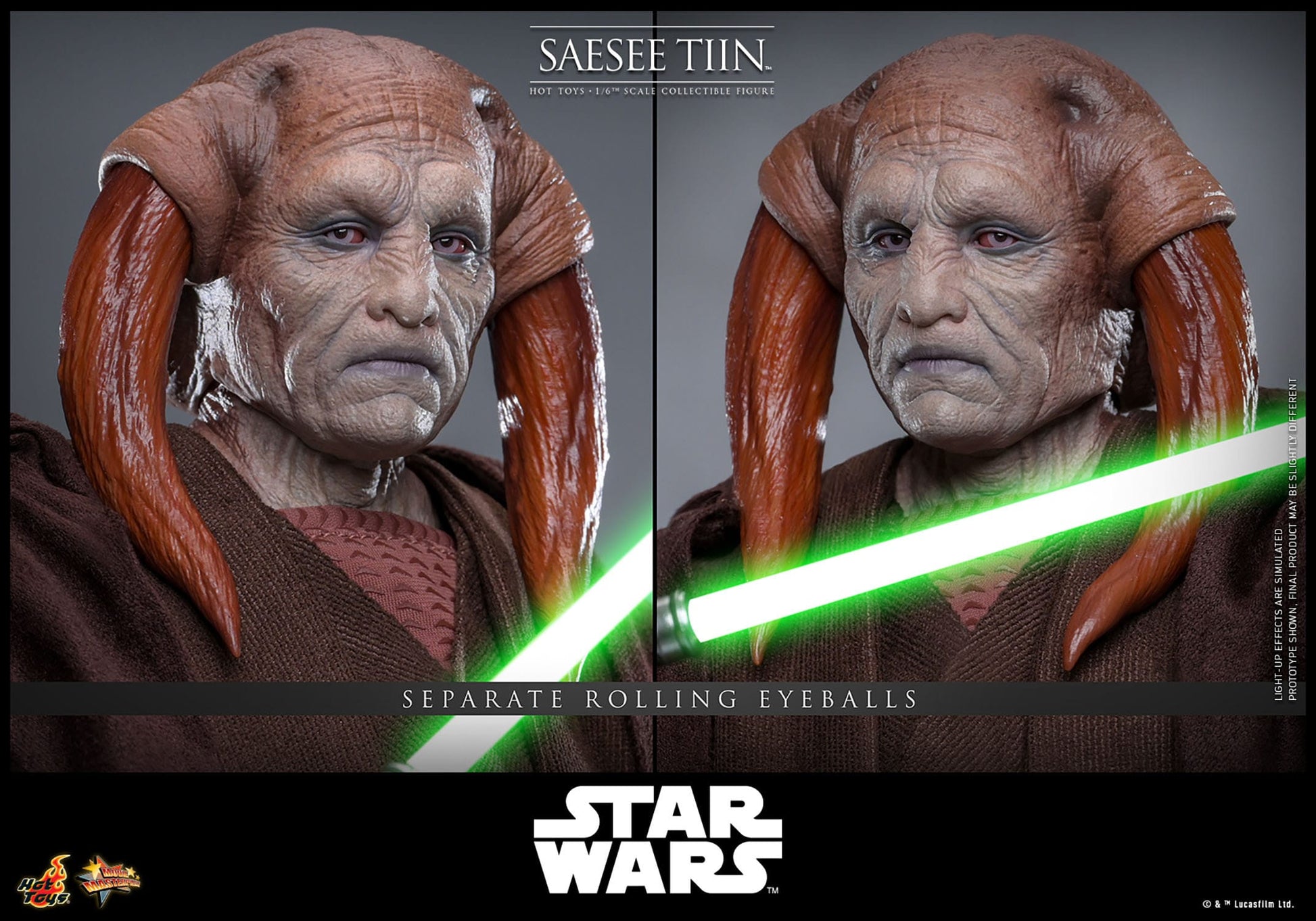 Star Wars: Episode III: Revenge Of The Sith: Saesee Tiin: 1/6th Scale Action Figure - Hot Toys Action Figure