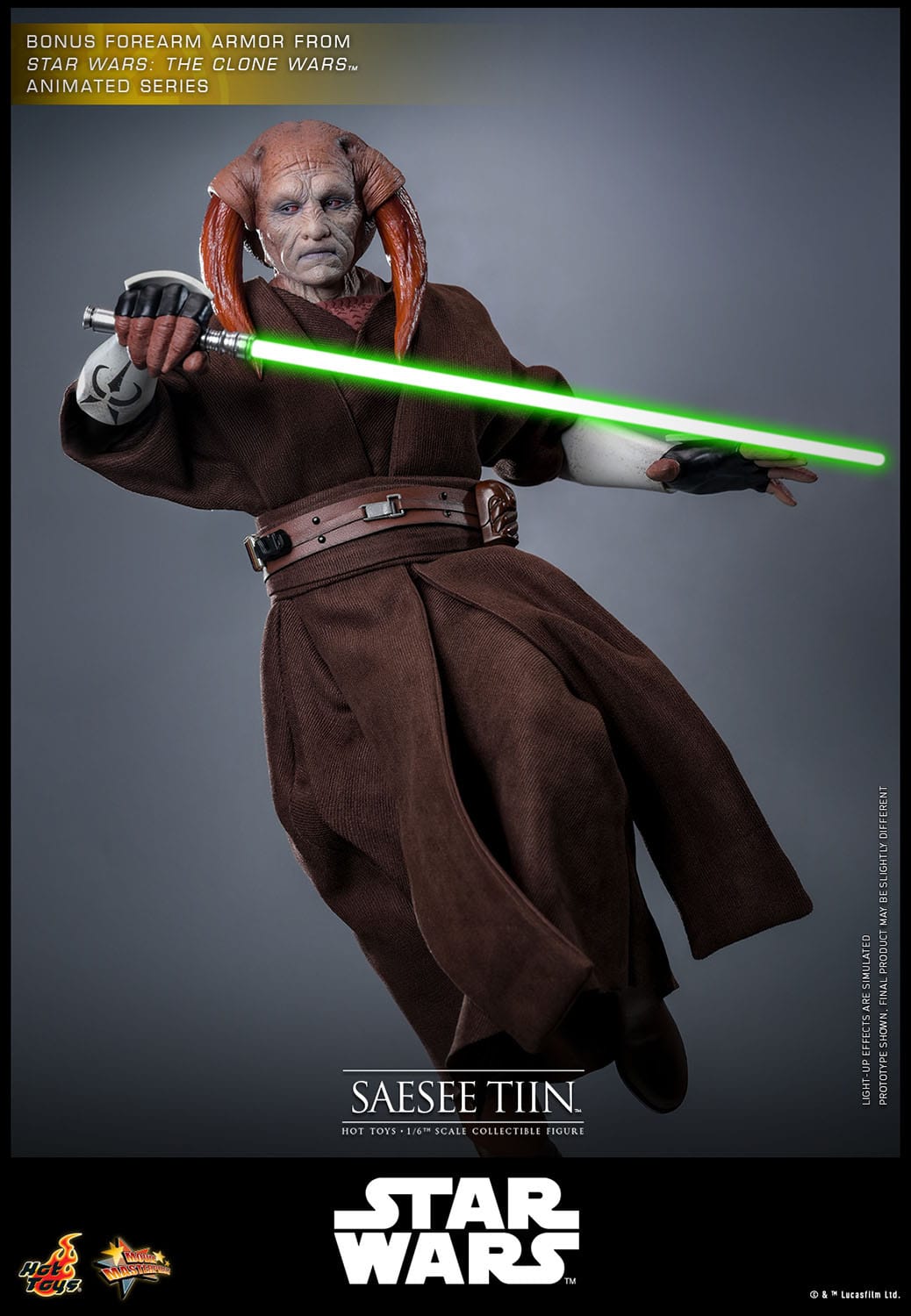 Star Wars: Episode III: Revenge Of The Sith: Saesee Tiin: 1/6th Scale Action Figure - Hot Toys Action Figure