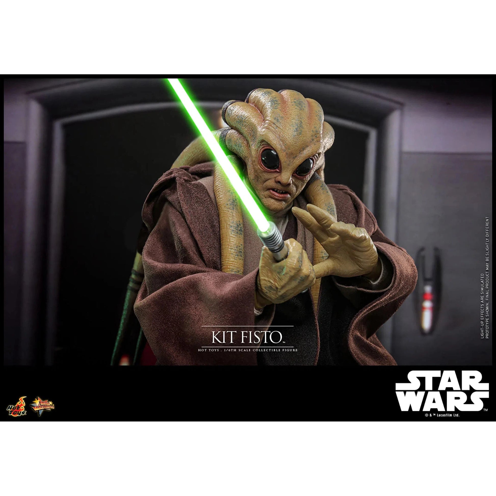 Star Wars: Episode III: Revenge of the Sith: Kit Fisto: Hot Toys by Hot Toys – Action Figure, [scale], UK stockist Planet Action Figures
