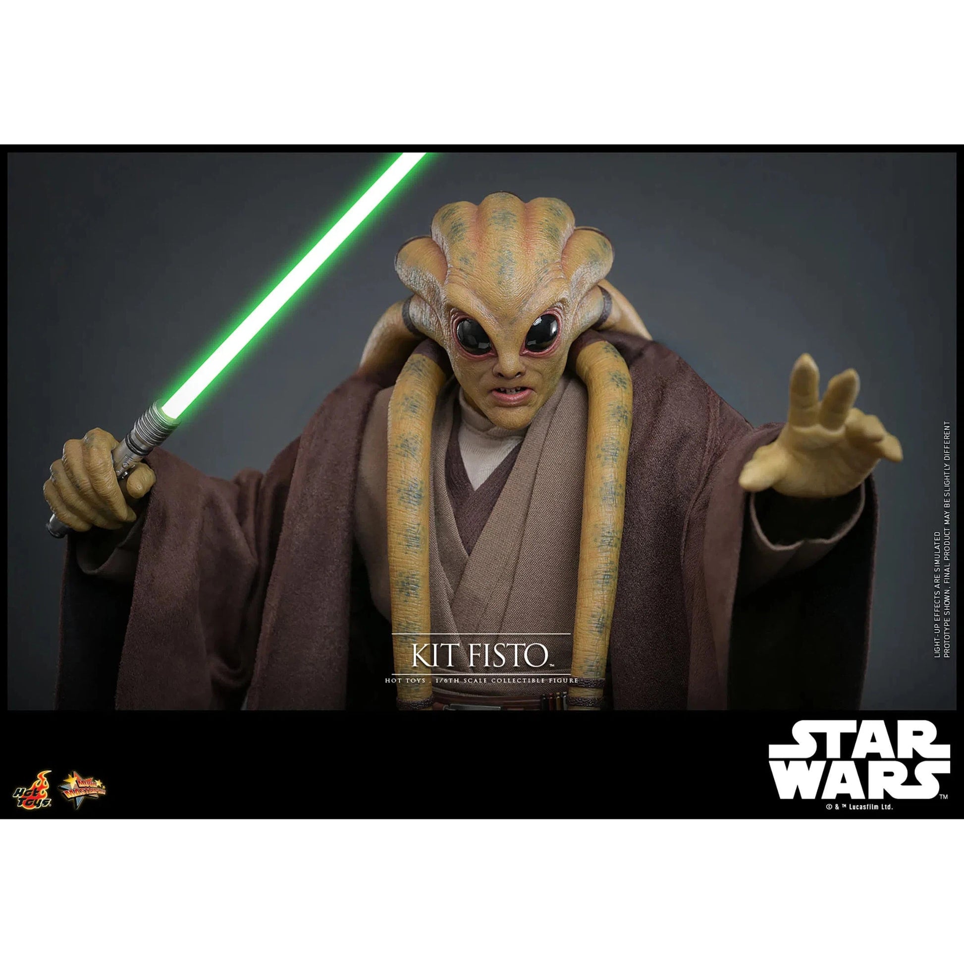 Star Wars: Episode III: Revenge of the Sith: Kit Fisto: Hot Toys by Hot Toys – Action Figure, [scale], UK stockist Planet Action Figures