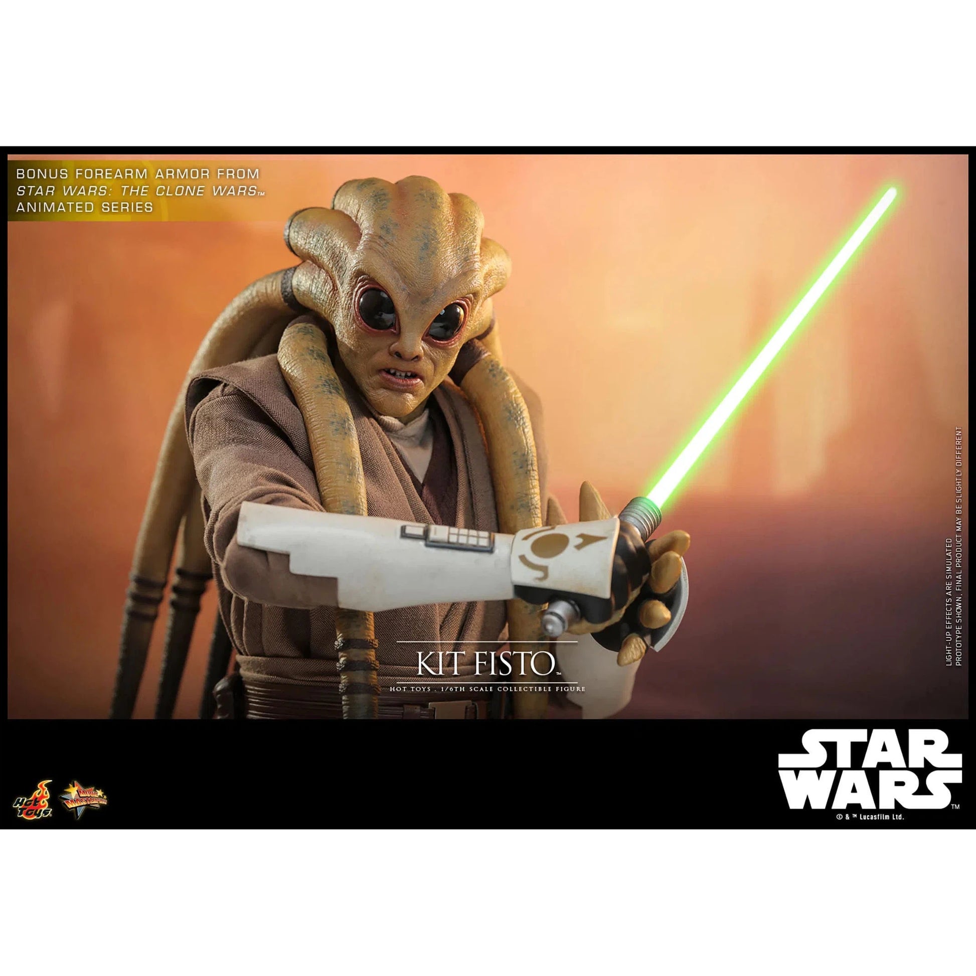 Star Wars: Episode III: Revenge of the Sith: Kit Fisto: Hot Toys by Hot Toys – Action Figure, [scale], UK stockist Planet Action Figures