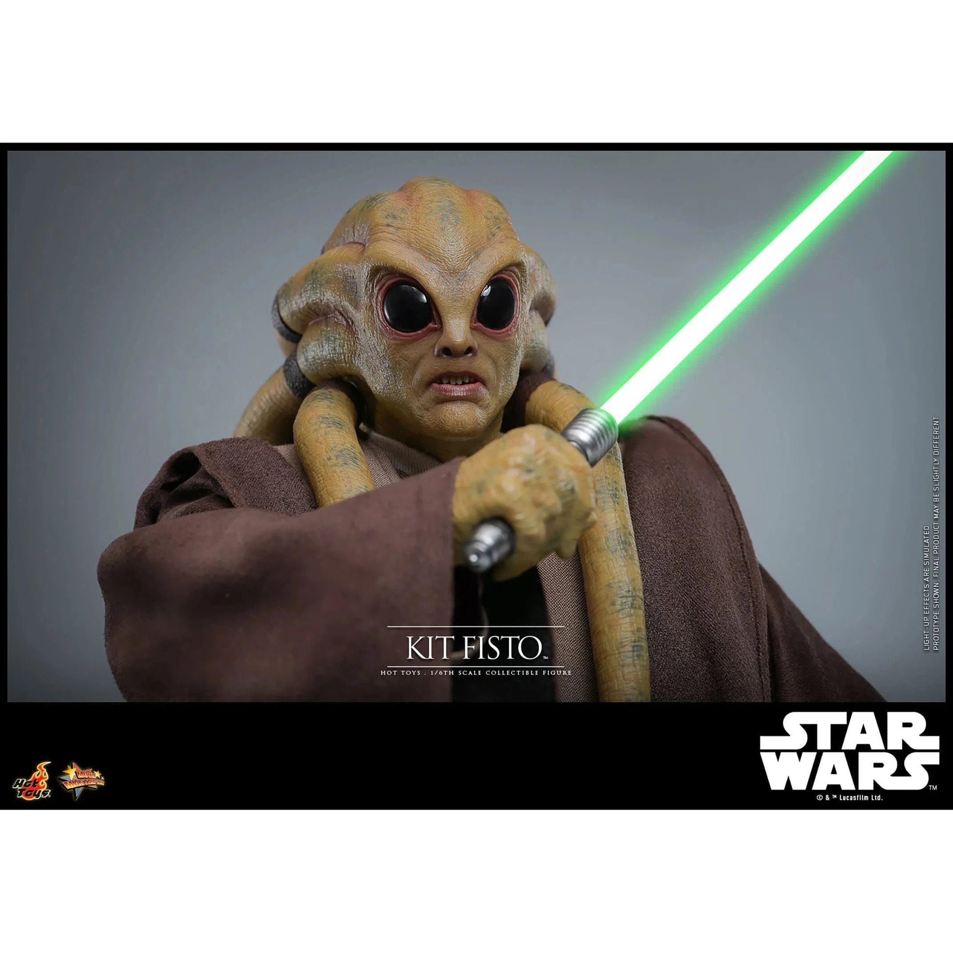 Star Wars: Episode III: Revenge of the Sith: Kit Fisto: Hot Toys by Hot Toys – Action Figure, [scale], UK stockist Planet Action Figures