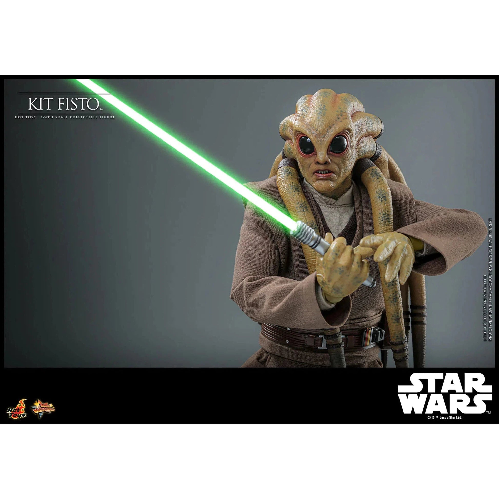 Star Wars: Episode III: Revenge of the Sith: Kit Fisto: Hot Toys by Hot Toys – Action Figure, [scale], UK stockist Planet Action Figures