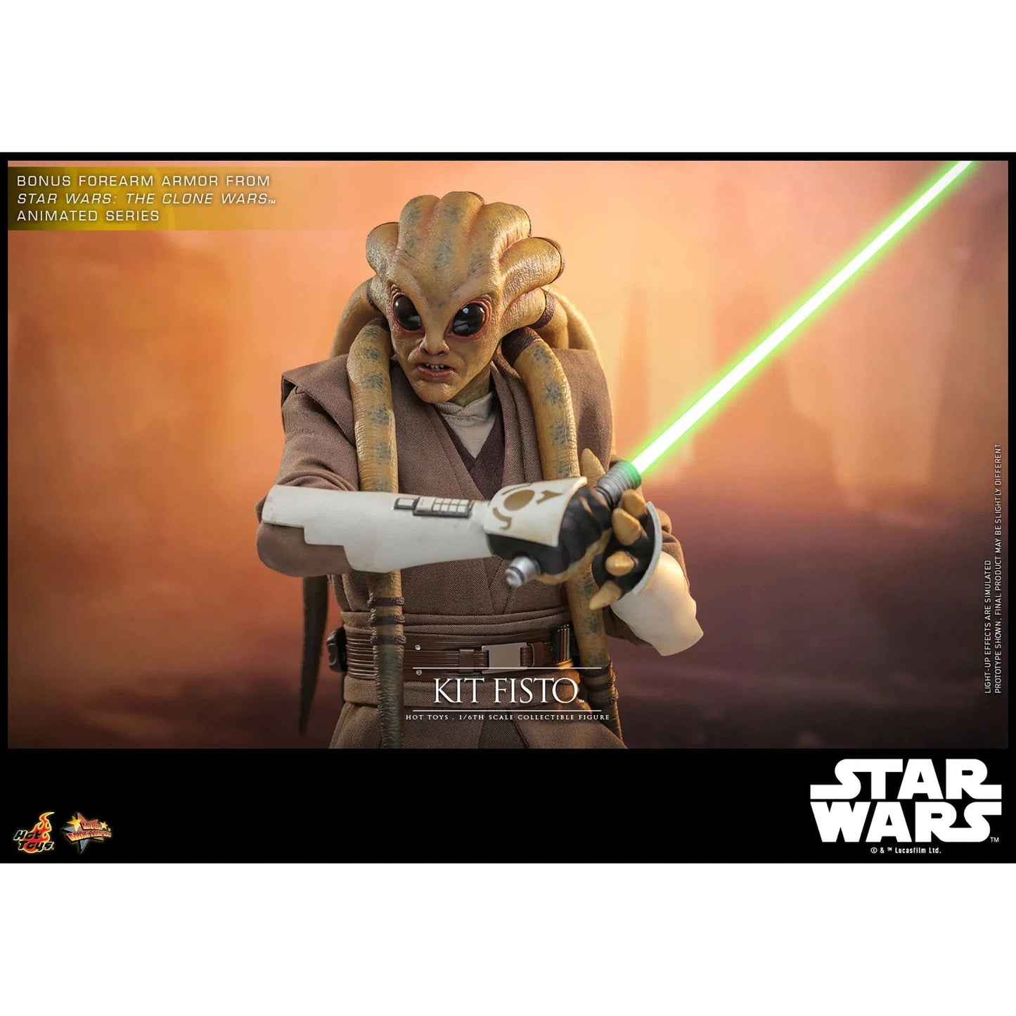 Star Wars: Episode III: Revenge of the Sith: Kit Fisto: Hot Toys by Hot Toys – Action Figure, [scale], UK stockist Planet Action Figures