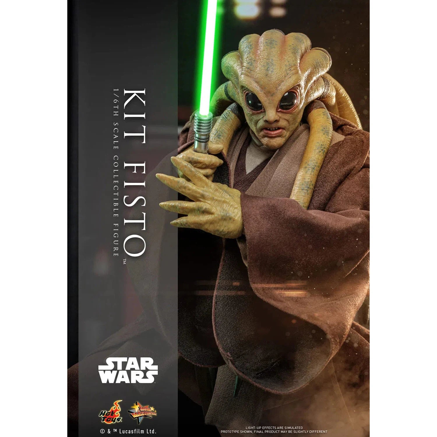 Star Wars: Episode III: Revenge of the Sith: Kit Fisto: Hot Toys by Hot Toys – Action Figure, [scale], UK stockist Planet Action Figures