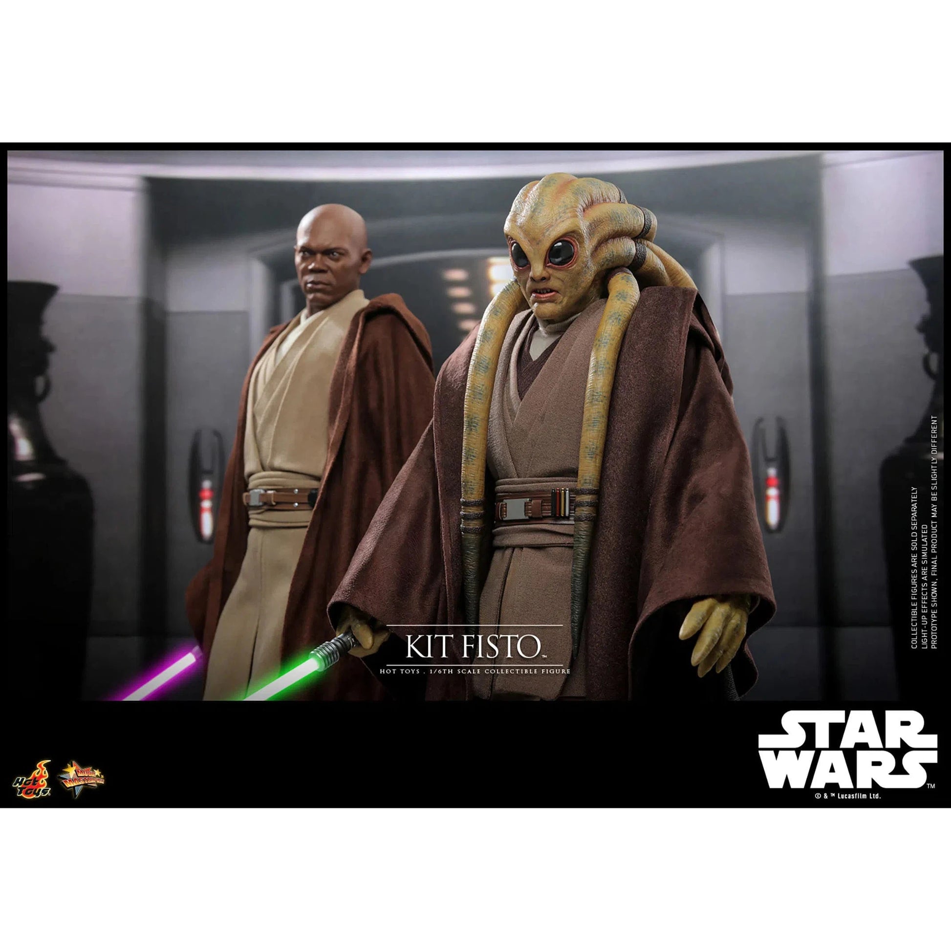 Star Wars: Episode III: Revenge of the Sith: Kit Fisto: Hot Toys by Hot Toys – Action Figure, [scale], UK stockist Planet Action Figures