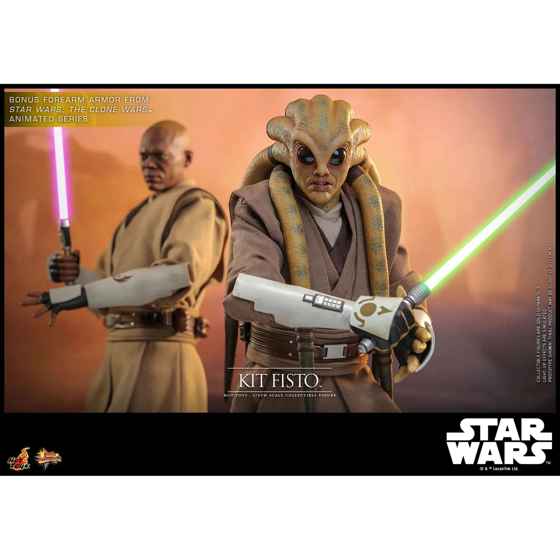 Star Wars: Episode III: Revenge of the Sith: Kit Fisto: Hot Toys by Hot Toys – Action Figure, [scale], UK stockist Planet Action Figures