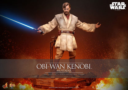 Star Wars: Episode III - Revenge of the Sith Movie Masterpiece Action Figure 1/6 Obi-Wan Kenobi (Mustafar) 31 cm - Hot Toys Action Figure
