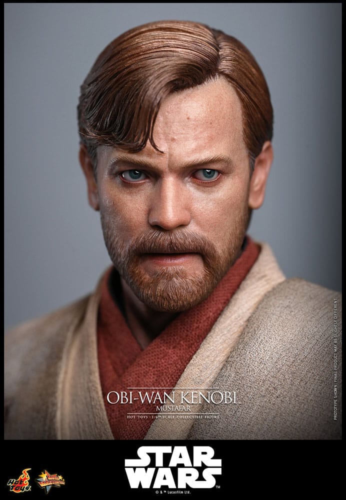 Star Wars: Episode III - Revenge of the Sith Movie Masterpiece Action Figure 1/6 Obi-Wan Kenobi (Mustafar) 31 cm - Hot Toys Action Figure
