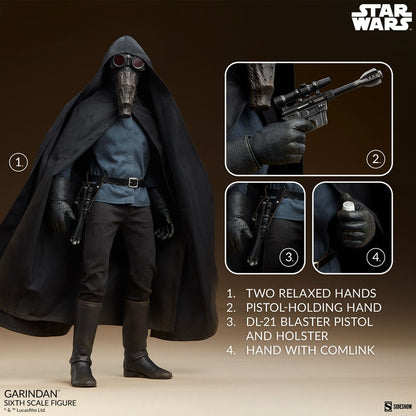 Star Wars Episode IV: Scum & Villainy: Garindan: 1/6 Scale Action Figure - Sideshow Collectibles Action Figure