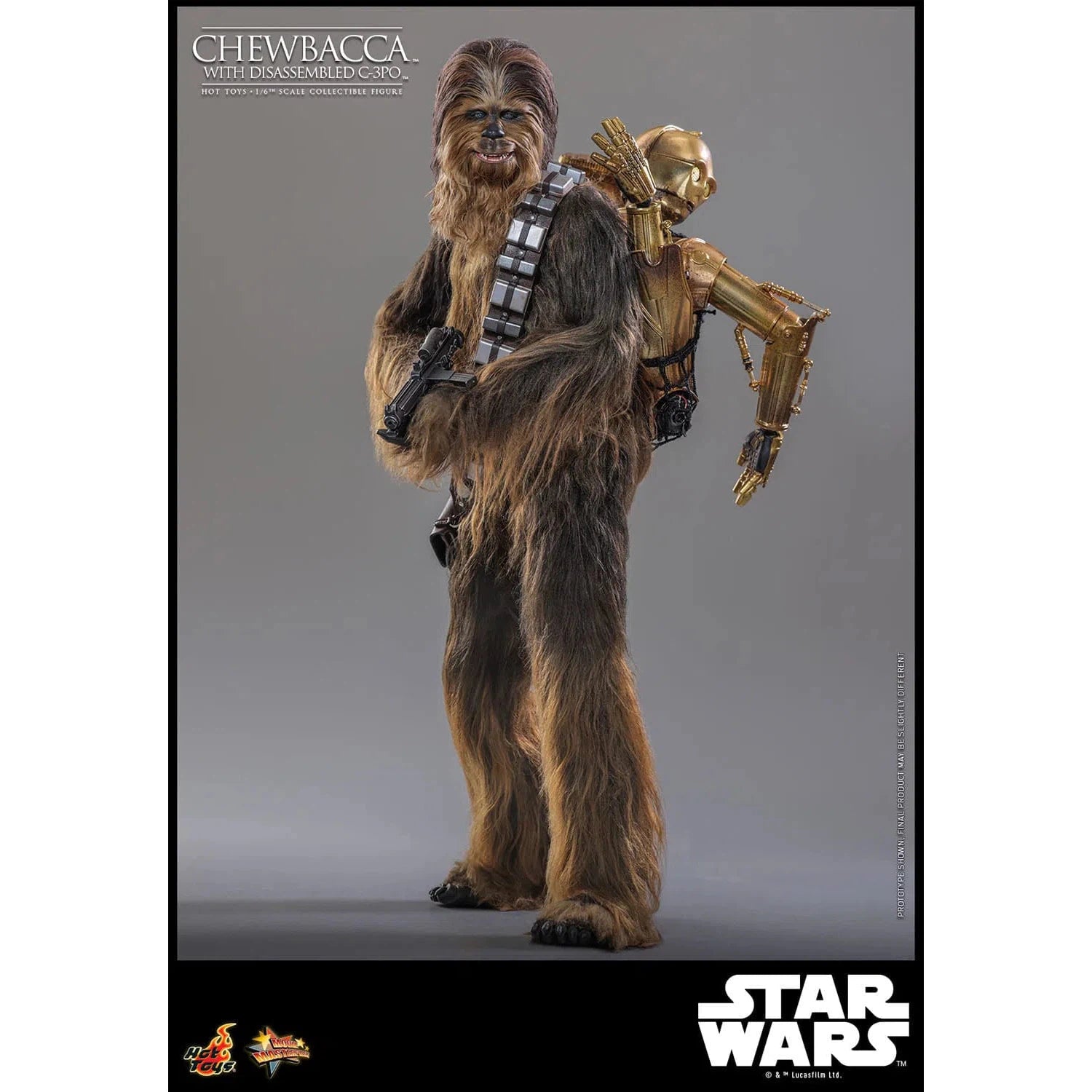 Star Wars: Episode V: The Empire Strikes Back: Chewbacca With Disassembled C-3PO Hot Toys