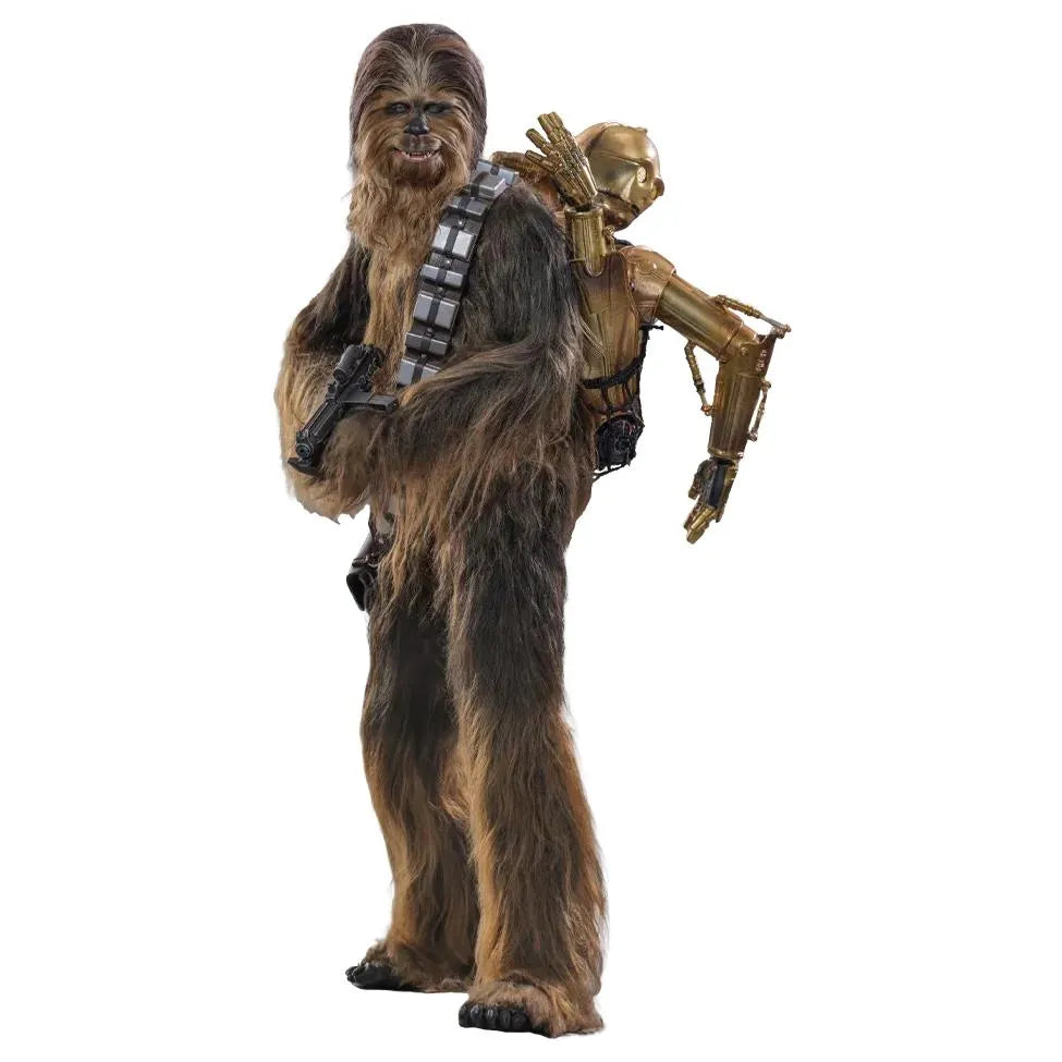 Star Wars: Episode V: The Empire Strikes Back: Chewbacca With Disassembled C-3PO by Hot Toys – Action Figure, [scale], UK stockist Planet Action Figures