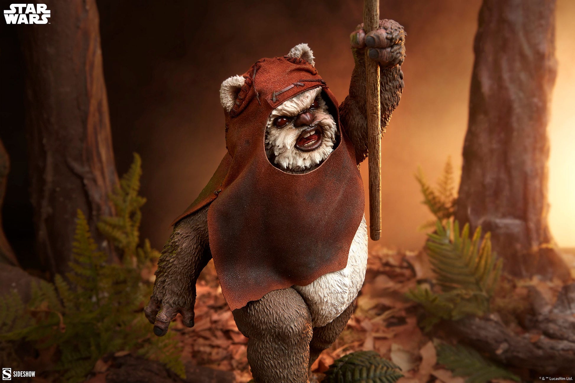 Star Wars Episode VI: Return Of The Jedi: Wicket: Premium Format Statue - Sideshow Collectibles Statue