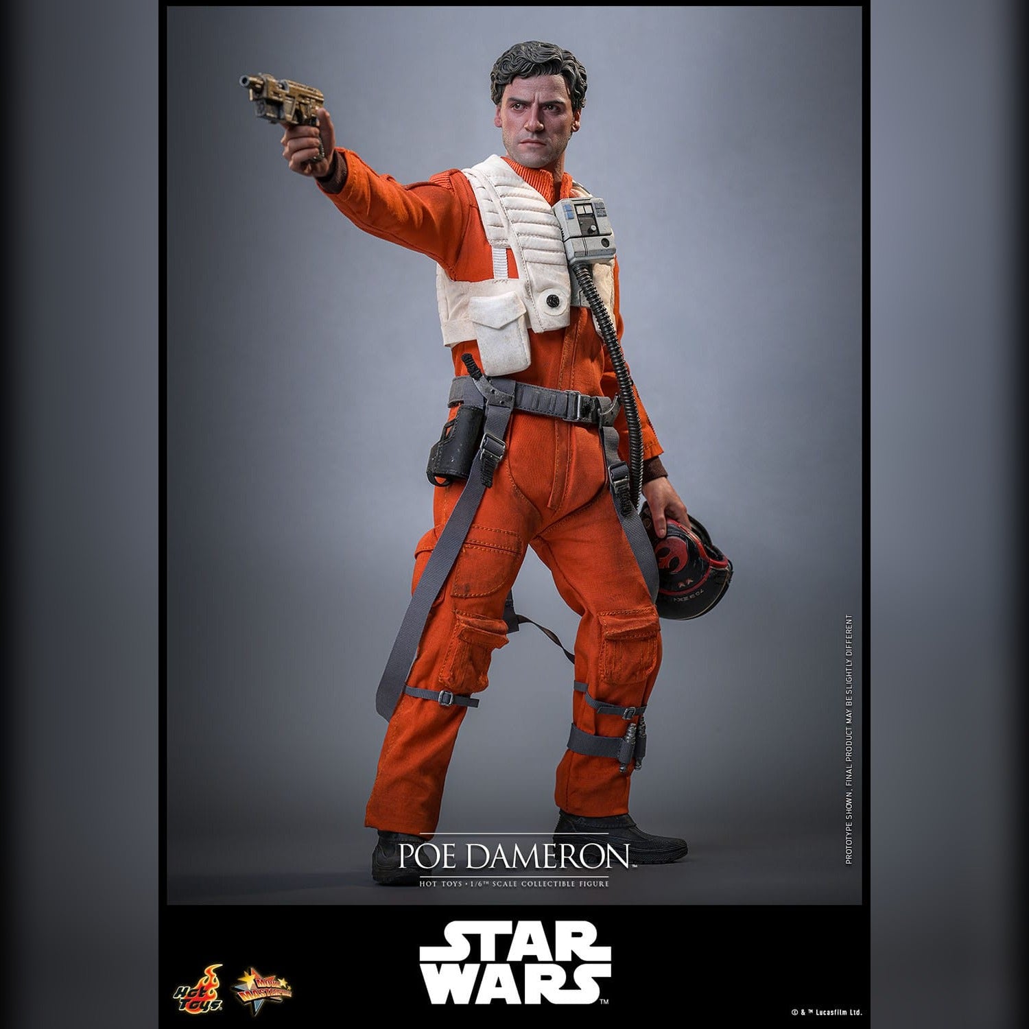 Star Wars: Episode VII: The Force Awakens: Poe Dameron: 1/6th Action Figure - Hot Toys Action Figure