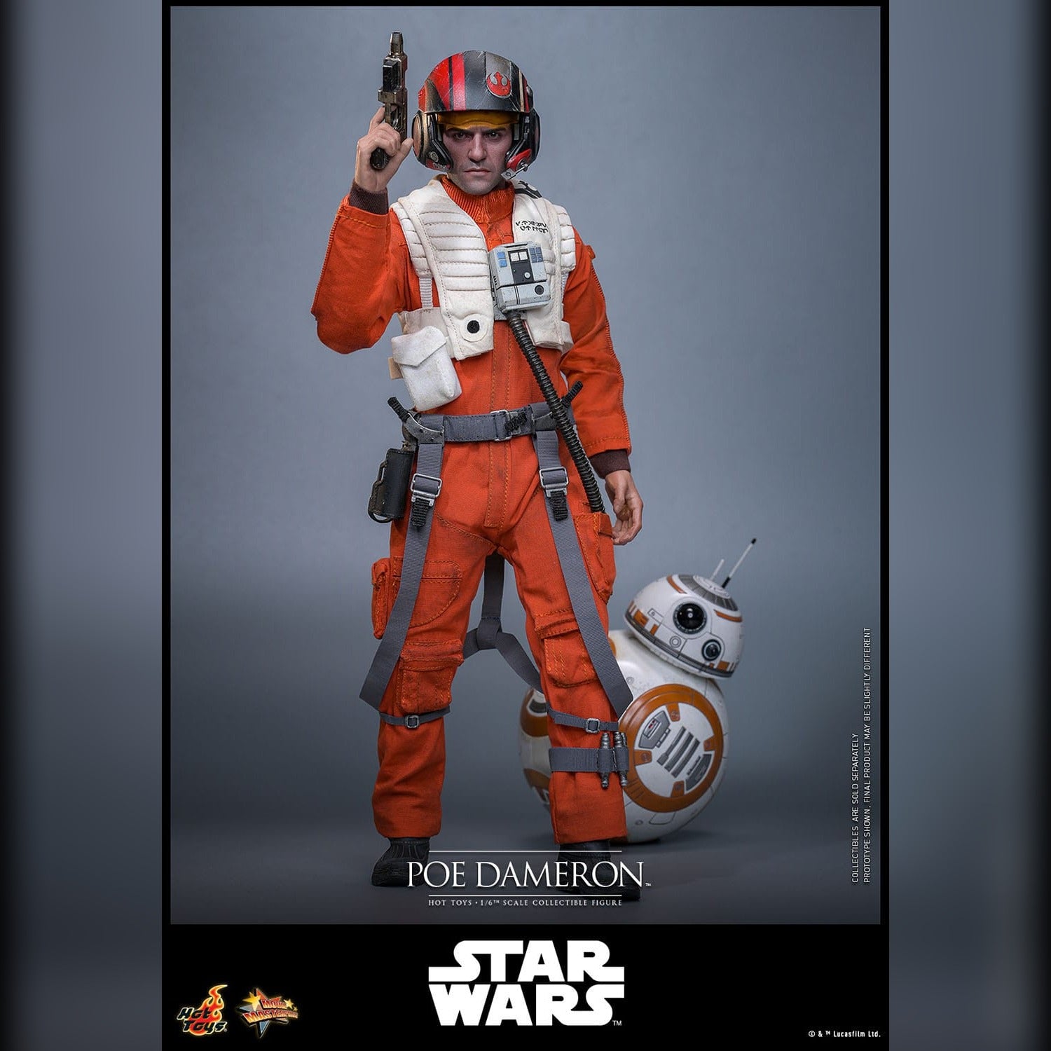 Star Wars: Episode VII: The Force Awakens: Poe Dameron: 1/6th Action Figure - Hot Toys Action Figure
