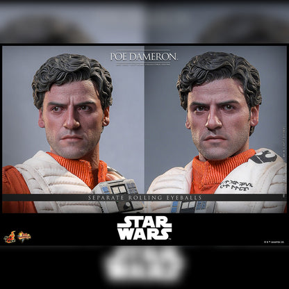 Star Wars: Episode VII: The Force Awakens: Poe Dameron: 1/6th Action Figure - Hot Toys Action Figure