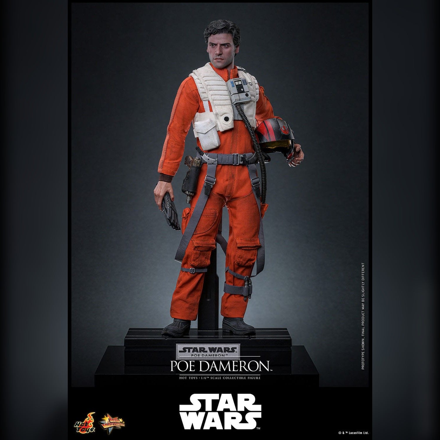 Star Wars: Episode VII: The Force Awakens: Poe Dameron: 1/6th Action Figure: Hot Toys Hot Toys