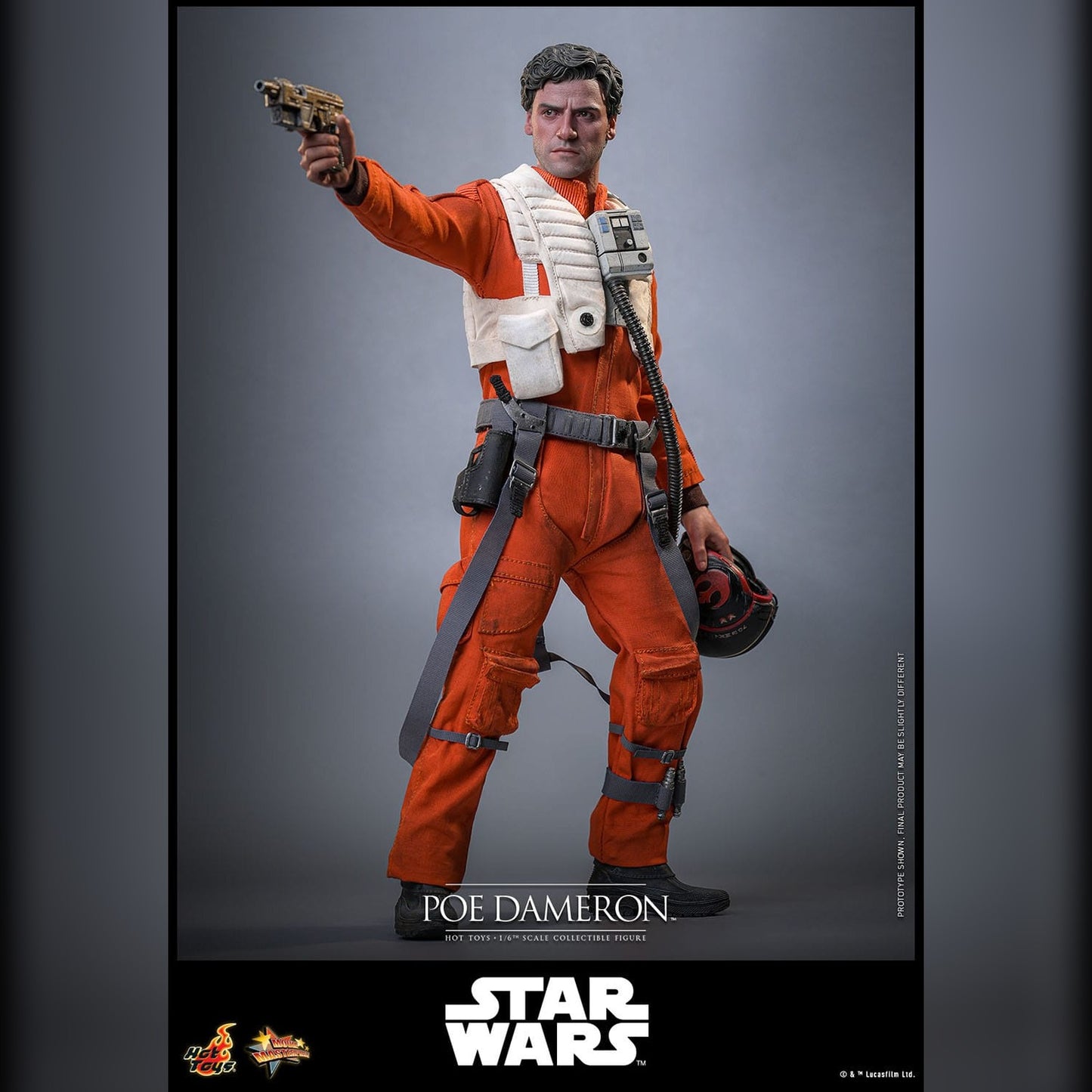 Star Wars: Episode VII: The Force Awakens: Poe Dameron: 1/6th Action Figure: Hot Toys Hot Toys