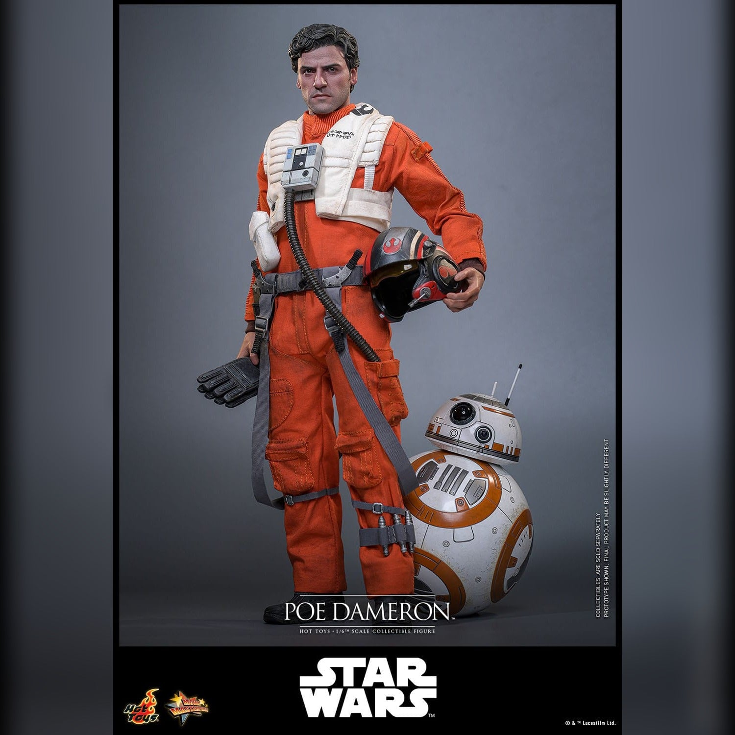 Star Wars: Episode VII: The Force Awakens: Poe Dameron: 1/6th Action Figure: Hot Toys Hot Toys