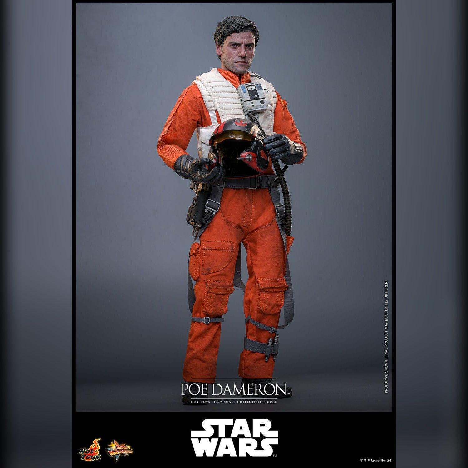 Star Wars: Episode VII: The Force Awakens: Poe Dameron: 1/6th Action Figure: Hot Toys Hot Toys